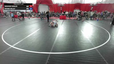 75 lbs Cons. Sub-semis - Graham Gabler, Alber Athletics vs Boone Dilley, RT Elite