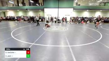 132 lbs Consi Of 32 #1 - Dy`Vaire VanDyke, OH vs Collin Jack, WA