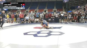 132 lbs Quarters - Paul Kenny, New Jersey vs Jamiel Castleberry, Illinois