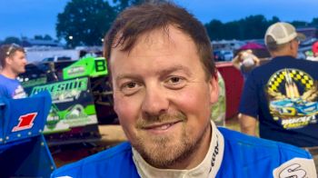 Brandon Sheppard after winning Friday's second Lucas Oil Firecracker 100 prelim