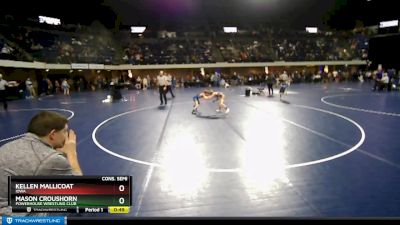 56 lbs Cons. Semi - Kellen Mallicoat, Iowa vs Mason Croushorn, Powerhouse Wrestling Club