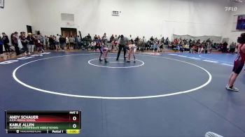 70-75 lbs Round 1 - Andy Schauer, H.E.M. Middle School vs Kable Allen, Glenrock Intermediate Middle School