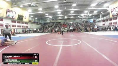 138 lbs Cons. Round 2 - Porter Mask, Campo Verde High School vs Noah McDermott, Payson