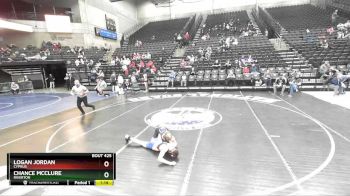 116 lbs Cons. Round 3 - Chance McClure, Riverton vs Logan Jordan, Cyprus