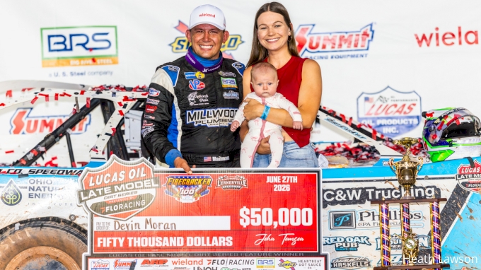 Devin Moran Breaks Through for First Firecracker 100 Victory
