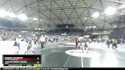 56 lbs Cons. Round 2 - JaydanJoseph Aguon, NWWC vs Parker Mayberry, Maddogs Wrestling