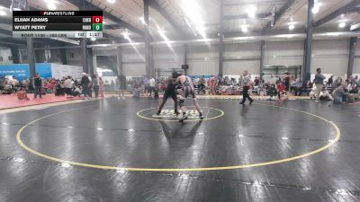 160 lbs Consi Of 4 - Elijah Adams, Cherry Run vs Wyatt Petry, Hanover