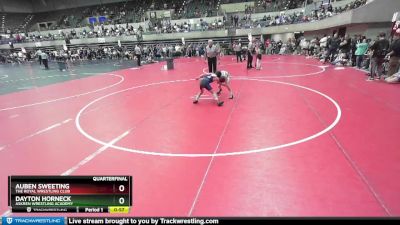 65 lbs Quarterfinal - Auben Sweeting, The Royal Wrestling Club vs Dayton Horneck, Askren Wrestling Academy