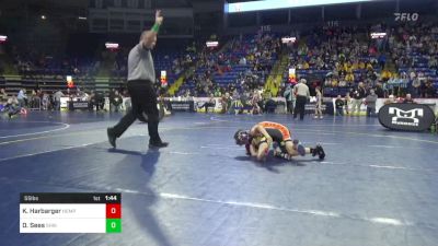 55 lbs Round Of 32 - Kj Harbarger, Hempfield vs Dawson Sees, Shikellamy