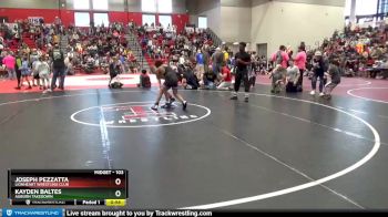 103 lbs Cons. Semi - Joseph Pezzatta, Lionheart Wrestling Club vs Kayden Baltes, Auburn Takedown
