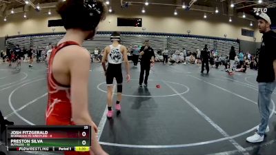 80 lbs Round 2 (4 Team) - Preston Silva, Ruthless vs Josh Fitzgerald, Riverheads MS Wrestling