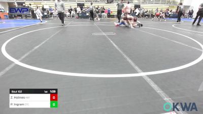 112 lbs Semifinal - Zayde Holmes, HBT Grapplers vs Parker Ingram, Cleveland Takedown