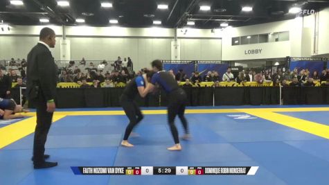 Dominique Robin Monserrat vs Faith Nozomi Van Dyke 2024 World IBJJF Jiu-Jitsu No-Gi Championship