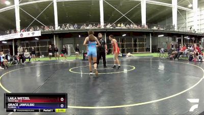 106 lbs Round 3 (8 Team) - Laila Wetzel, Texas Red vs Grace Jawulski, Florida