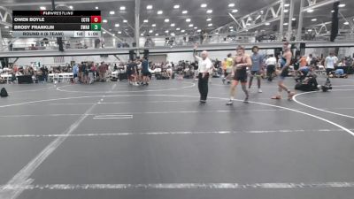 132 lbs Round 4 (6 Team) - Owen Boyle, East Coast Time Out vs Brody Franklin, Savage WA Boogiemen