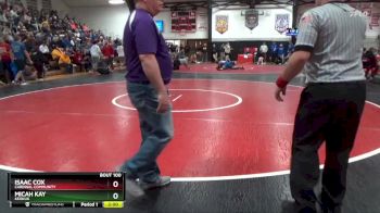 285 lbs Round 1 - Isaac Cox, Cardinal Community vs Micah Kay, Keokuk