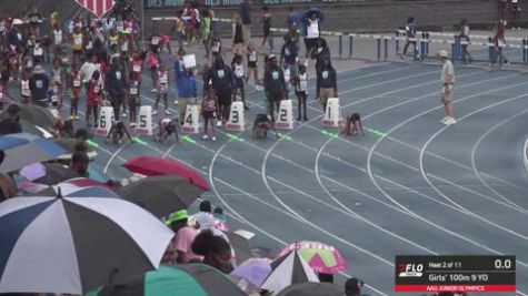 2026 AAU Junior Olympic Games - Youth Girls' 100m, Prelims 1 - Age 9