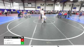 106 lbs Quarterfinal - Lucas Judd, MarcAurele vs Caden Jarrett, MarcAurele