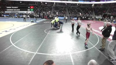 II-103 lbs Semifinal - Andrew Dolson, Shoreham Wading River vs Drew Telesky, Sherburne-Earlville