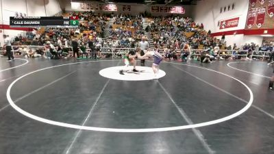 190 lbs Quarterfinal - Cale Dauwen, Pinedale vs Joel Williams, Glenrock