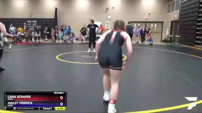 138 lbs Round 1 - Lana Schafer, Iowa vs Hailey Pedrick, Iowa