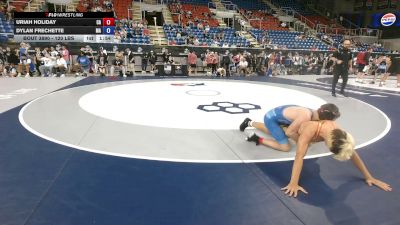 120 lbs Champ. Rd Of 128 - Uriah Holiday, California vs Dylan Frechette, Massachusetts