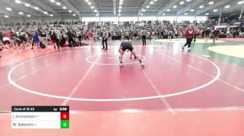 126 lbs Consi Of 16 #2 - Jayden Duncanson, NY vs William Sakoutis, NJ