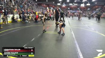 52 lbs Cons. Round 1 - Johnathon Taylor, Lawton vs Zayden Tullous, West Bloomfield WC