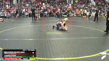97 lbs Cons. Round 2 - Calvin Beurmann, Comstock Park WC vs Ryne Sattler, Climax-Scotts WC