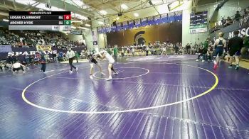 132 lbs Cons. Round 2 - Logan Clairmont, Polson vs Archer Hyde, Gallatin