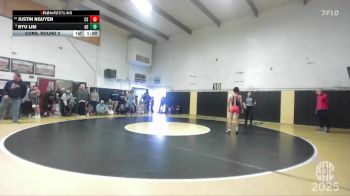 103 lbs Cons. Round 2 - Justin Nguyen, Carnegie Scots vs Ryu Lim, Alpha Dawg