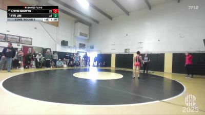 103 lbs Cons. Round 2 - Justin Nguyen, Carnegie Scots vs Ryu Lim, Alpha Dawg