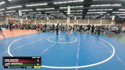 110 lbs Semifinal - Jake Shaffer, Vici Wrestling Club vs Laird Greenfield, Texas