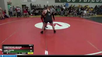 220 lbs Cons. Round 1 - Luke Calfee, Scottsboro vs Christopher Weaver, Alabama School For The Blind