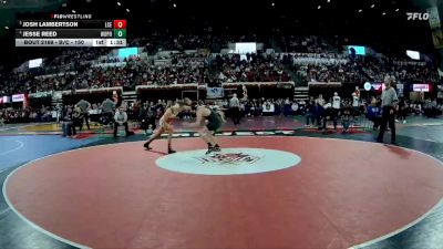 Quarterfinal - Josh Lambertson, Lincoln County (Eureka) vs Jesse Reed, Wolf Point