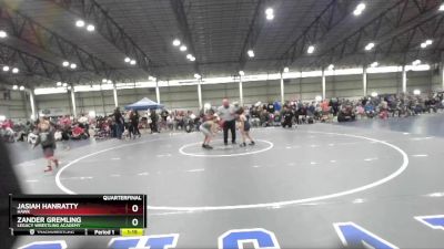 73B Quarterfinal - Jasiah Hanratty, Hawk vs Zander Gremling, Legacy Wrestling Academy