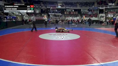 6A 138 lbs Quarterfinal - Jaxon Unger, Athens vs Zymarion Johns, Southside Gadsden