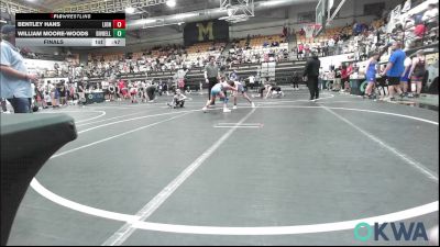 70 lbs Final - Bentley Hans, Lions Wrestling Academy vs William Moore-Woods, Division Bell Wrestling