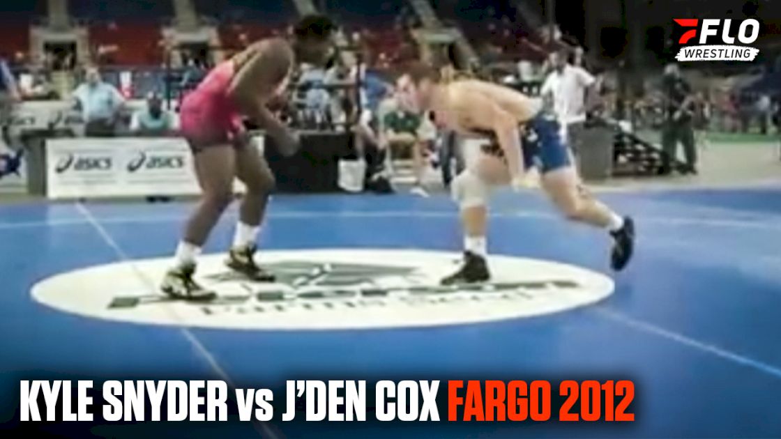 The first time Kyle Snyder and J'den Cox wrestled!