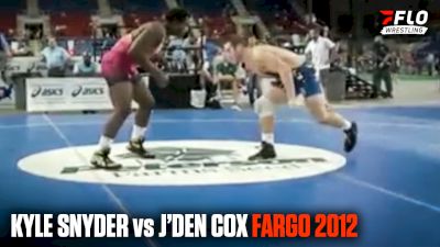 The first time Kyle Snyder and J'den Cox wrestled!