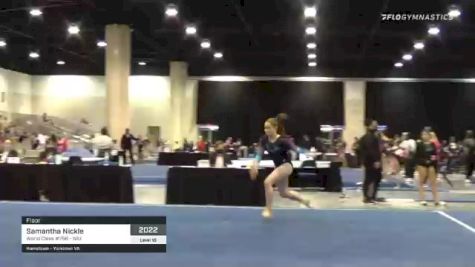 Samantha Nickle - Floor, World Class #756 - NIU - 2021 USA Gymnastics Development Program National Championships