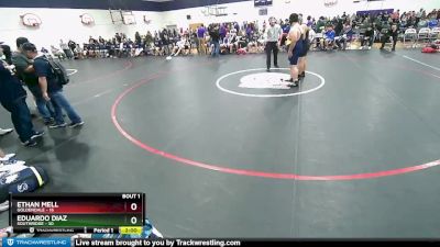 285 lbs Round 1 (3 Team) - Eduardo Diaz, Southridge vs Ethan Mell, Goldendale