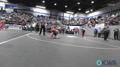 61 lbs Semifinal - Dwaine Goldsberry, Weatherford Youth Wrestling vs Charles (CJ) Langland, Noble Takedown Club