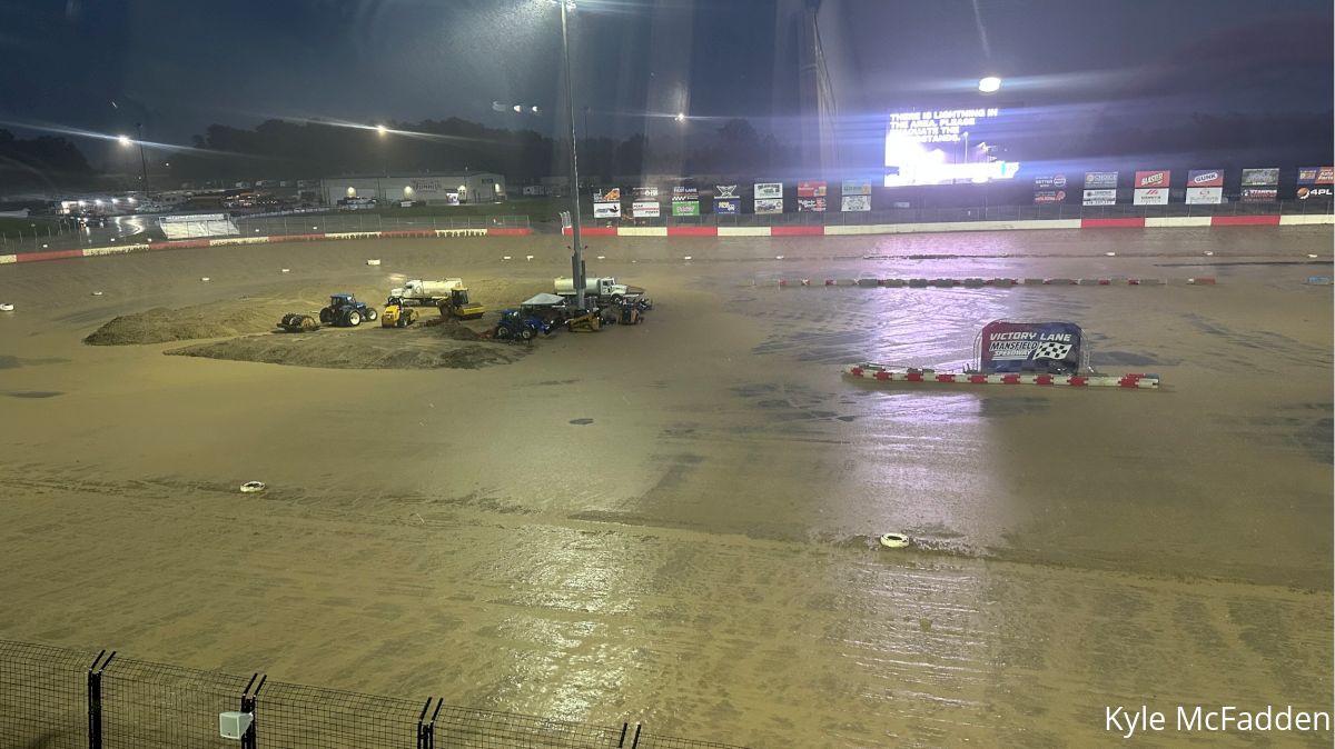 Downpour Stops Lucas Oil Late Model Event At Mansfield Speedway