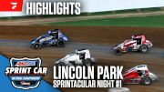 Highlights | 2026 USAC Sprintacular Friday at Lincoln Park Speedway
