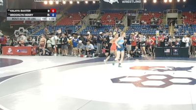 95 lbs Champ. Rd Of 16 - Kalaya Baxter, Idaho vs Brooklyn Henry, Pennsylvania