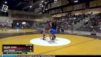 117 lbs Round 4 - Lena Truong, Mira Mesa High School Wrestling vs Delarie Juarez, Brawley