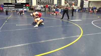 130 lbs Consy 5 - Riley Ritenour, Mt. Pleasant vs Maizy Mikeska, Derry