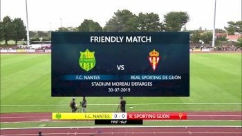 Full Replay - FC Nantes vs Real Sporting de Gijon | 2019 European Pre Season - FC Nantes vs Real Sporting de Gijon - Jul 30, 2019 at 11:53 AM CDT