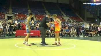 126 lbs Cons 16 #2 - Thomas Crook, Florida vs Nicco Ruiz, California